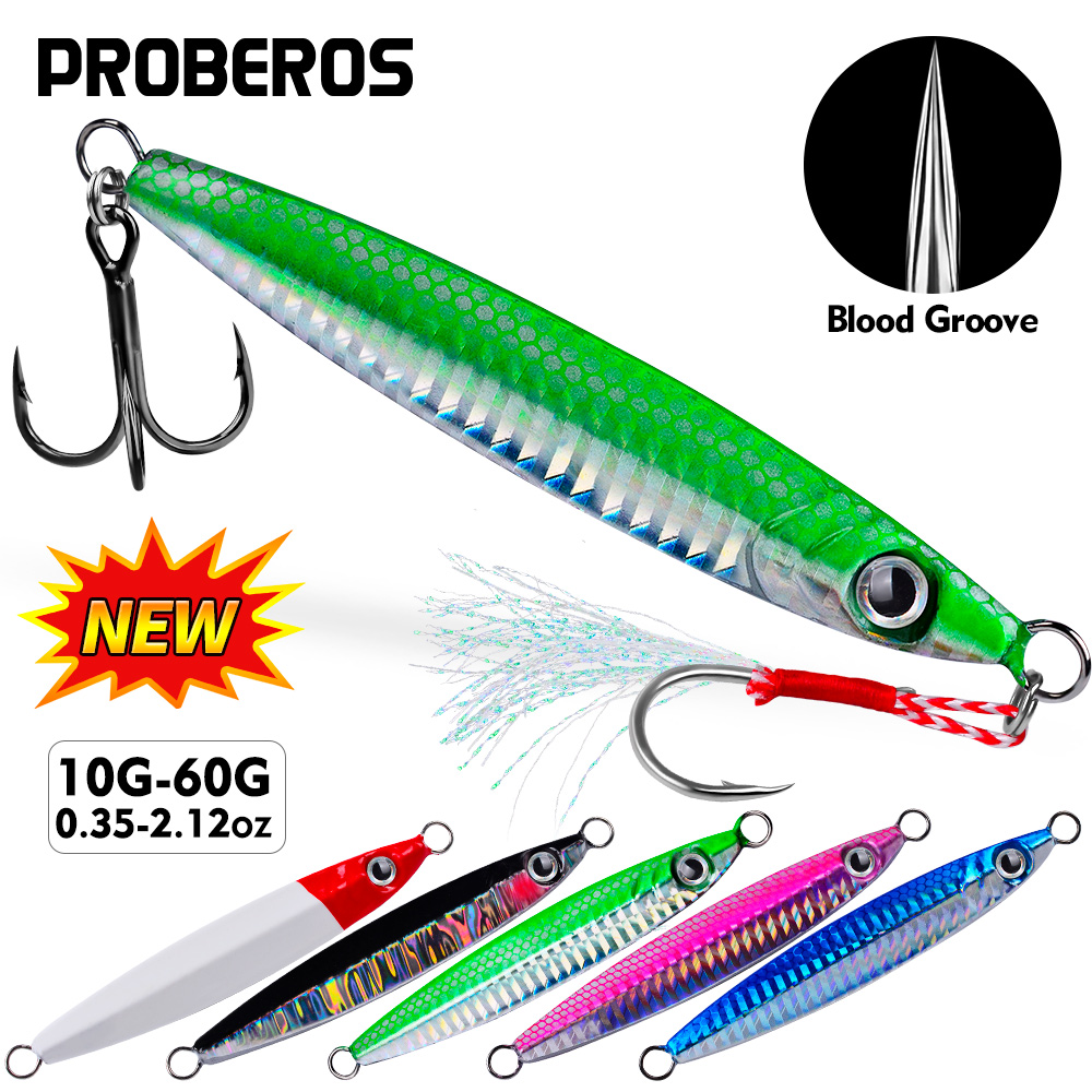 Proberos 1pc Metal Cast Jig Sp - огляд і ціна Fishing Lure Spoon