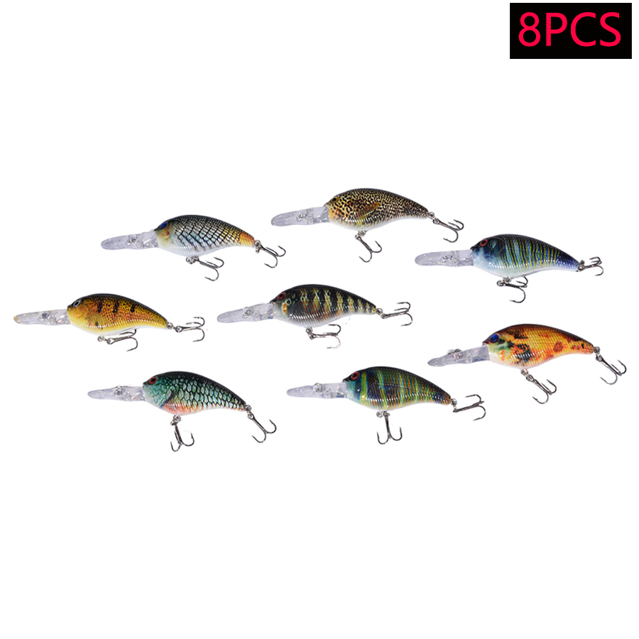 8pcs Jerkbait Minnow ABS Hard  - огляд і ціна Fishing Lure Jerkbait