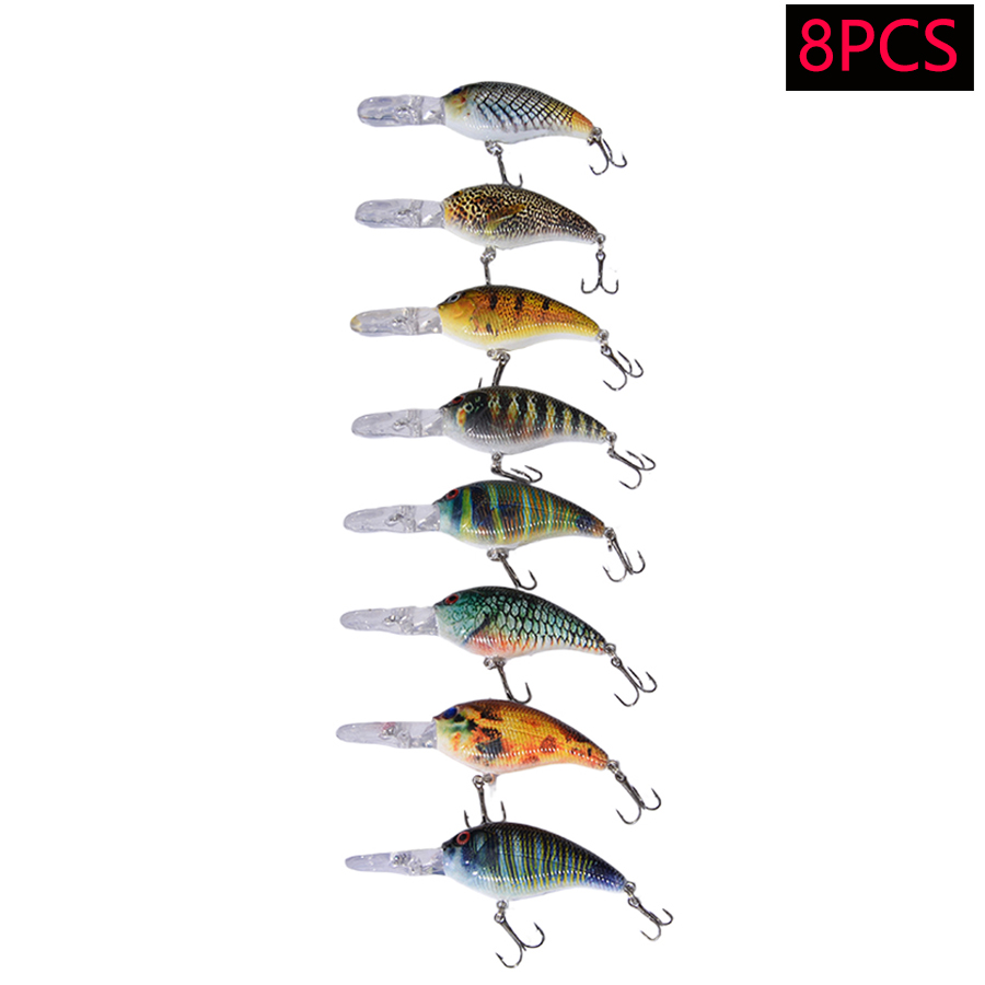 8pcs Jerkbait Minnow ABS Hard  - огляд і ціна Fishing Lure Jerkbait