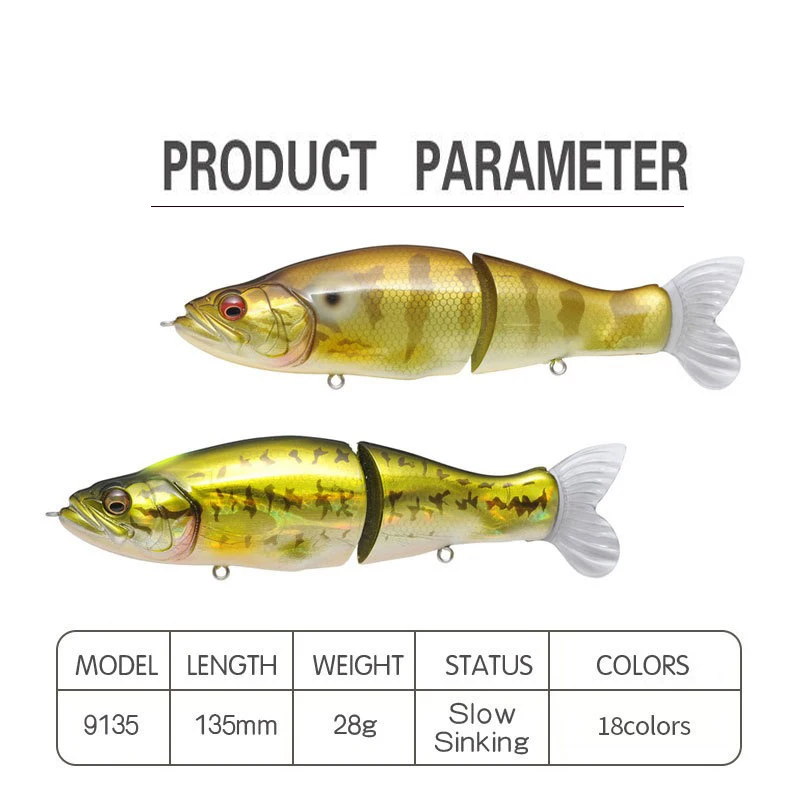 Swimbait Fishing Lure 135mm 31 - огляд і ціна Fishing Lure Popper