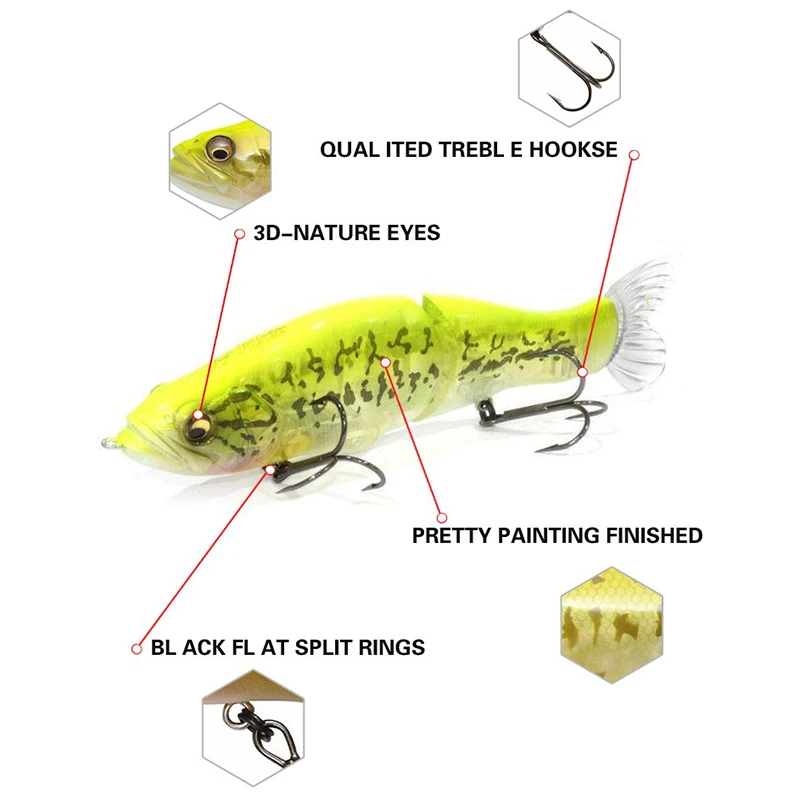 Swimbait Fishing Lure 135mm 31 - огляд і ціна Fishing Lure Popper