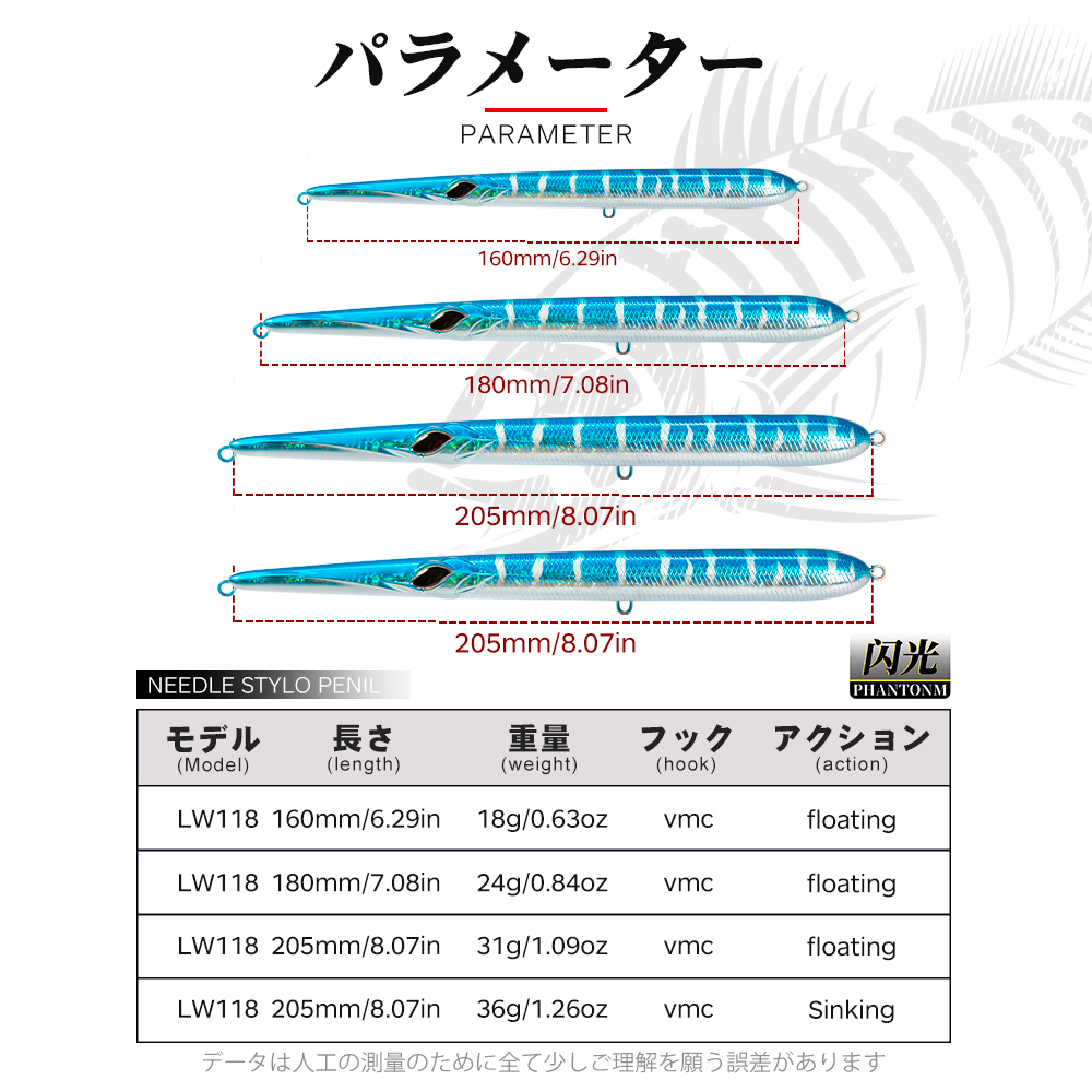 Hunthouse Needle Fishing Lure  - огляд і ціна Fishing Lure Swimbait
