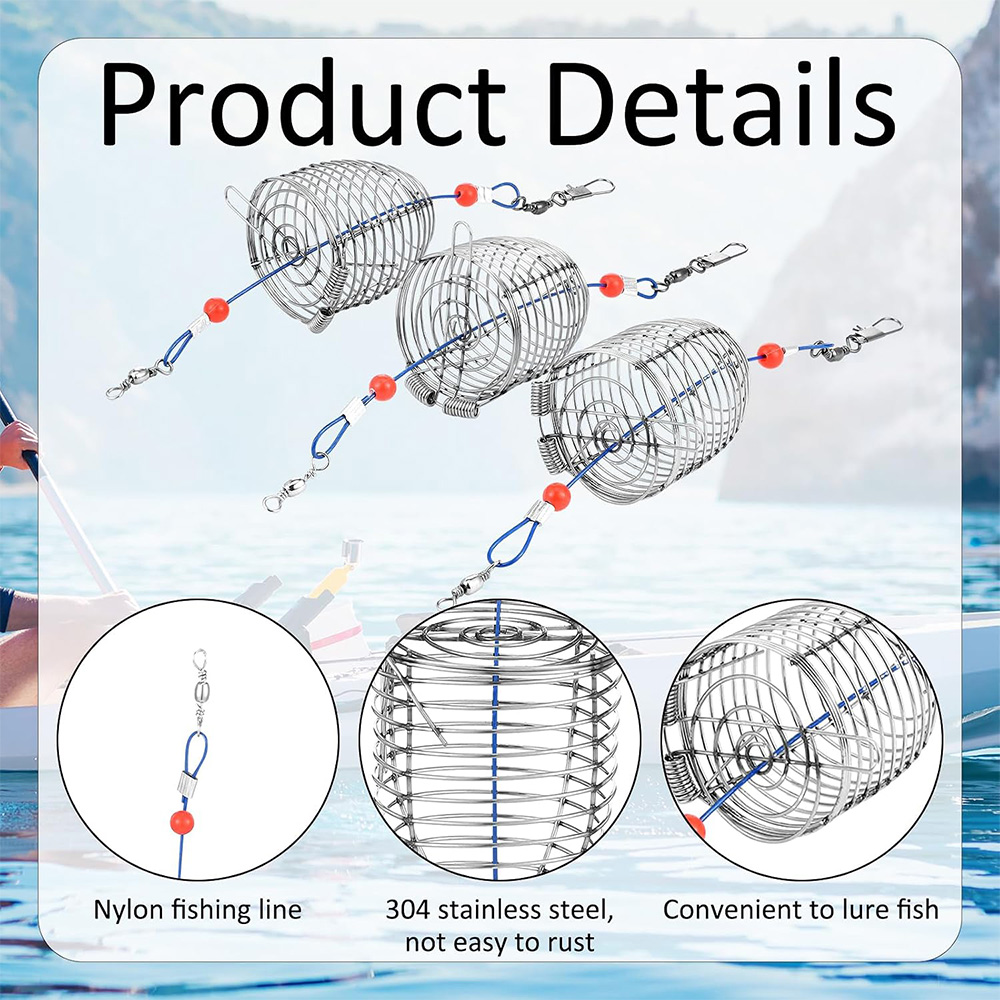 Carp Fishing Bait Trap Cage Bu - огляд і ціна Fishing Lure Accessories