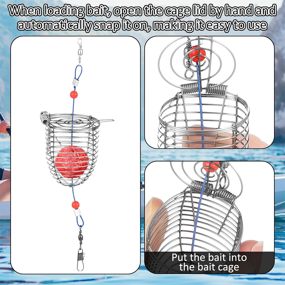 Carp Fishing Bait Trap Cage Bu - огляд і ціна Fishing Lure Accessories