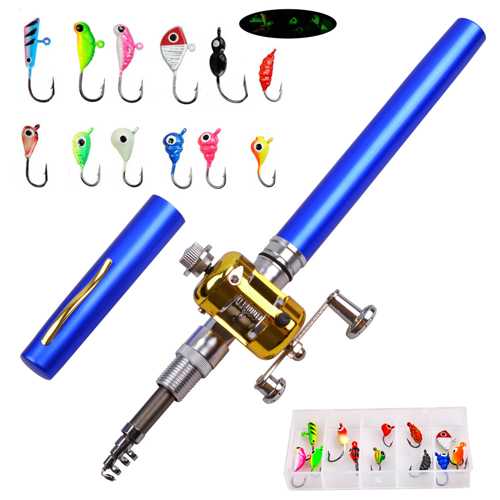 Mini ice fishing rod Combo wit - огляд і ціна Fishing Lure Jig