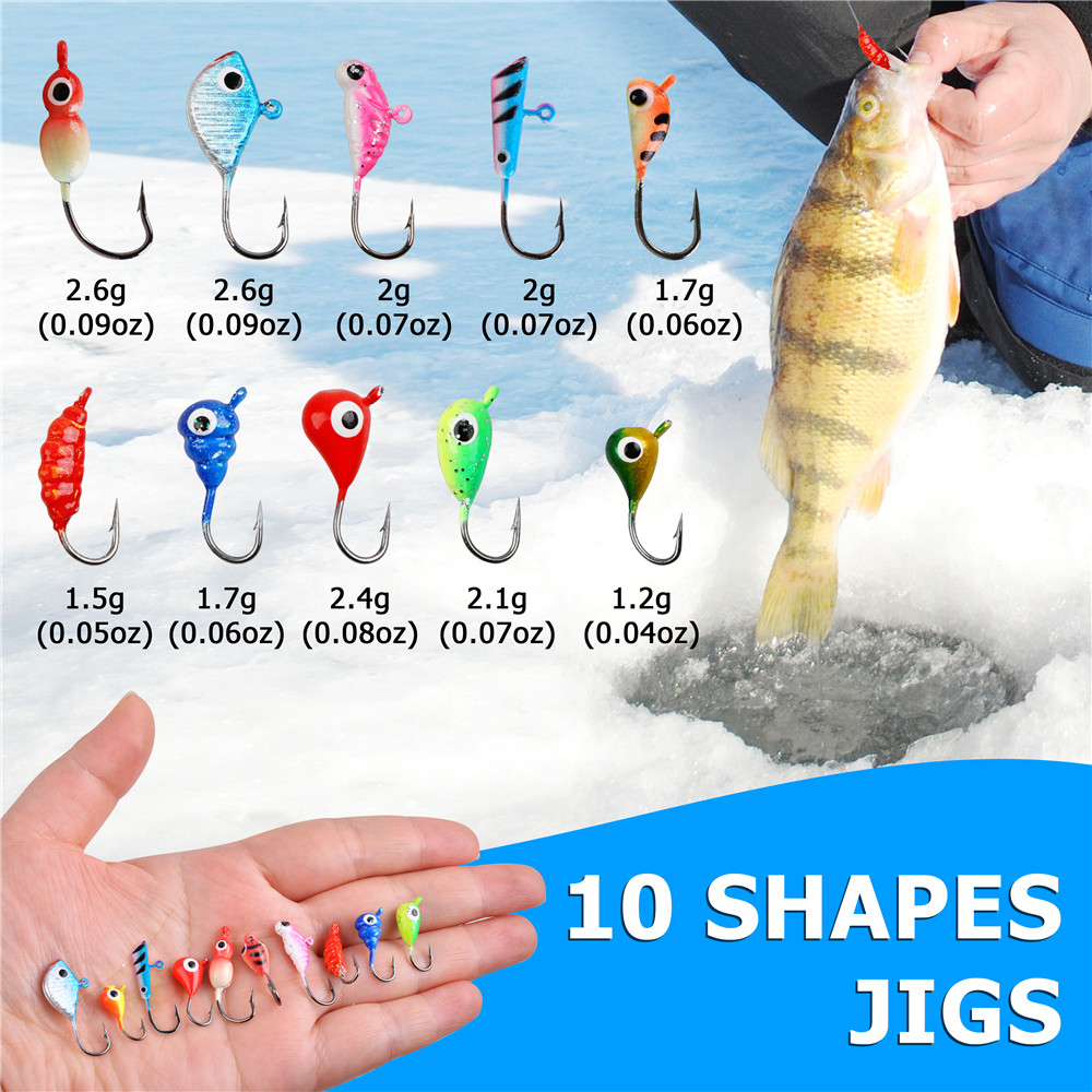 Mini ice fishing rod Combo wit - огляд і ціна Fishing Lure Jig